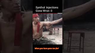 SYNTHOL INJECTIONS GONE WRONG - 3 (Synthol Rambo)  #shorts *Original Content - They Will Kill You