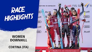 Venier wins crazy race in Cortina as Shiffrin crashes out | Audi FIS Alpine World Cup 23-24