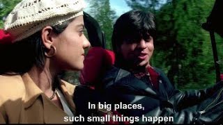 Bade Bade Deshon Mein | DDLJ Dialogue | Dilwale Dulhaniya Le Jayenge Scene | Shah Rukh Khan | Kajol