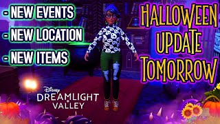 DISNEY Dreamlight Valley HALLOWEEN Update Tomorrow! Patch Notes Review. THEY FIXED EVERYTHING!