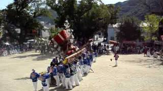 2009葺田八幡神社秋祭り　小部太鼓台2