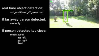 A AI Python script controls DJI drone
