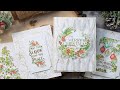 Use Every Piece from The Deck The Halls Washi w/Dawn - LOTS of Cards and Ideas!