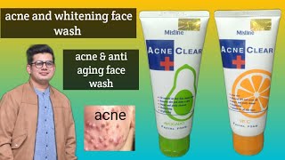 Acne clear + vitamin c facial foam review.Acne clear + avocado facial foam review.