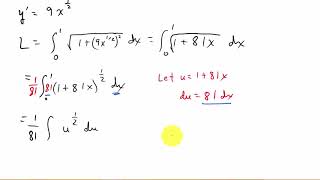 Calculus - Arc Length Example 1