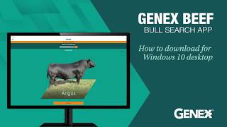 GENEX Beef App Available for your desktop!