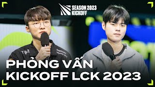 [VIETSUB] Phỏng vấn Team Faker & Team Deft | LCK KICK-OFF 2023