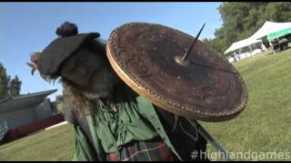 Scottish battle techniques shown at Highland Games