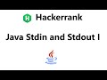 #2 Java Stdin and Stdout 1 hackerrank Solution - java | Hackerrank Java