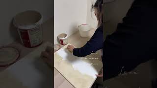 U.diy 用海綿DIY 奶茶風畫作【UHome #shorts】