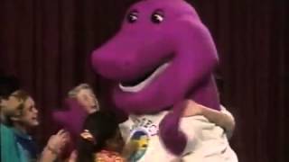 Barney comes to life (Rock with Barney) (Clip)