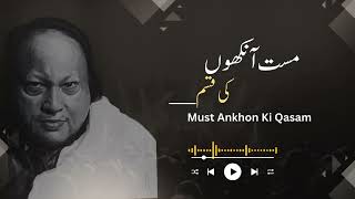 mast aankhon ki kasam - nusrat fateh ali khan #qawwali #reels #ytshorts