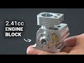 Making a 4 Stroke Engine. Episode 4 - Engine Block and Cylinder Head