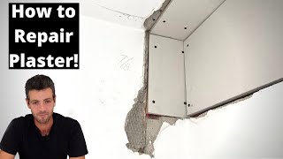 How to Repair Mid-Century Plaster with Drywall!