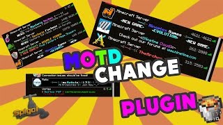 Minecraft Plugin Tutorial: MOTDChange