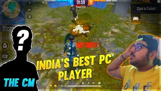 INDIA BEST PC PLAYER | FREE FIRE FASTEST PC PLAYER IN INDIA| TECHNICAL KK REACTION