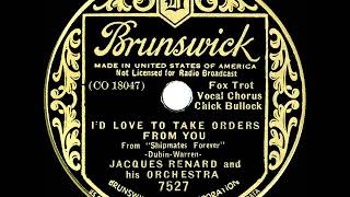 1935 Jacques Renard - I'd Love To Take Orders From You (Chick Bullock, vocal)