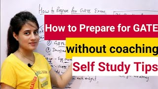 How to prepare for GATE exam without coaching | Preparation strategy for GATE