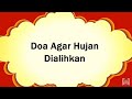 doa agar hujan dialihkan interaktif