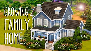 Growing Family Home 👨‍👩‍👧‍👦 // Sims 4 Speed Build