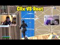 Clix VS Reet 2v2 TOXIC Fights w/ Dukez & Kdust!