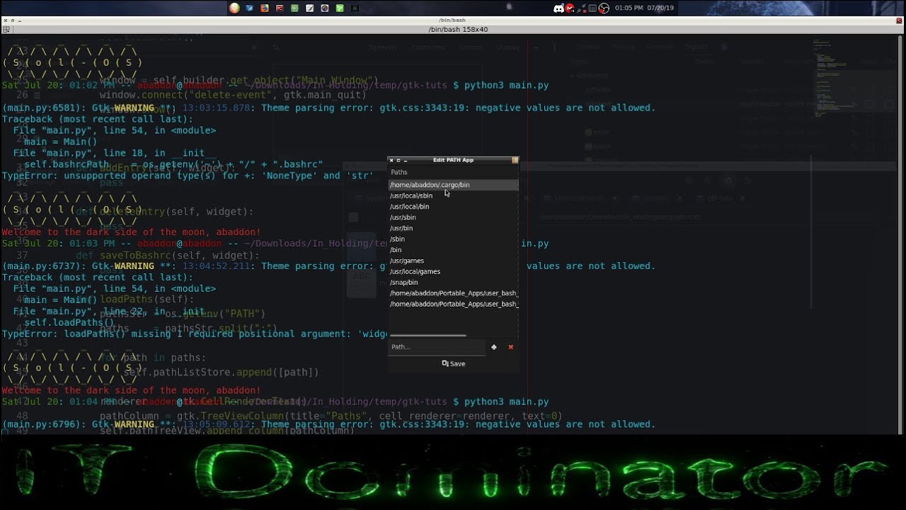 Python Gui Gtk 3 Glade Gtktreeview 1 Youtube