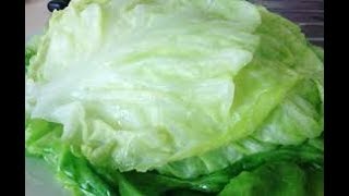 Капуста для голубцов в микроволновке.Как снять листья капусты для голубцов