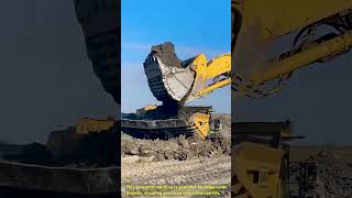 Efficiency Unleashed Large Front Shovels Transform Construction