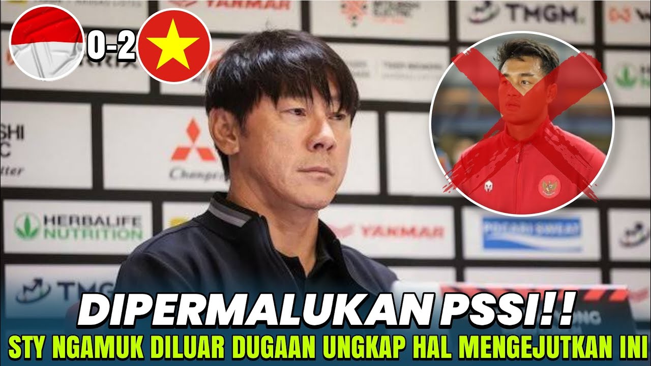 🔴DIPECAT DENGAN MEMALUKAN !! SHIN TAE YONG NGAMUK SEBUT ADA OKNUM DI ...