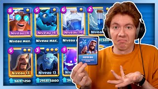 JE GAGNE avec SEULEMENT DES CARTES BLEUES dans mon deck !! - Clash Royale