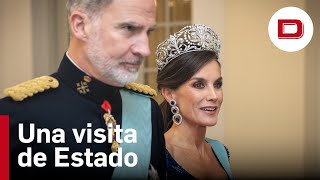 La honorable llegada de los Reyes a Dinamarca en su visita de Estado