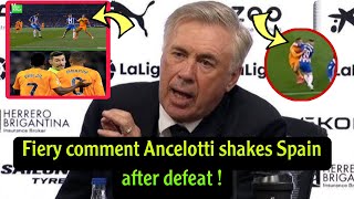 You won't believe what Ancelotti said after Real Madrid's 1-0 loss to Espanyol in the Liga