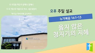 노안서광교회 230903 오후예배