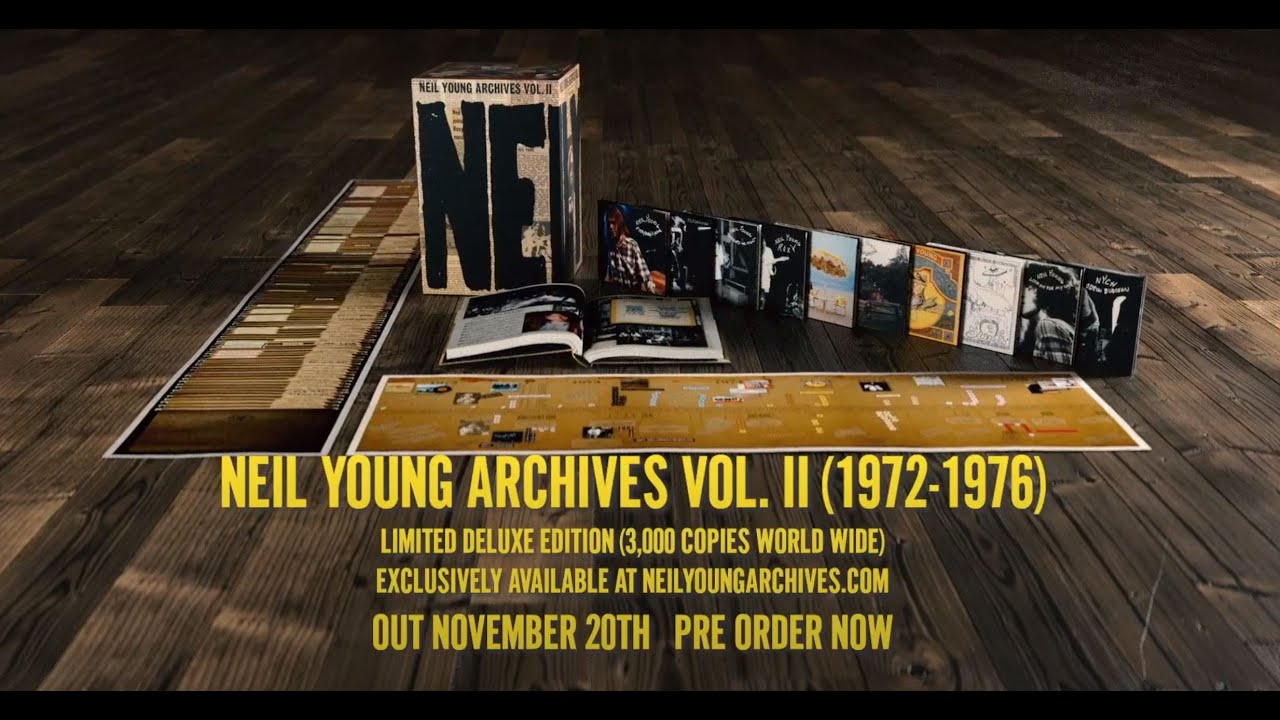 Neil Young Archives Volume II (1972 - 1976) - Unboxing - YouTube