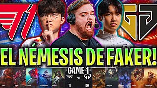 IBAI CASTEA A FAKER Y T1 CONTRA SU NÉMESIS!😱 | T1 vs GEN Game 1 SEMIFINAL WORLDS 2024 IBAI ESPAÑOL