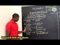 vinyume vya vitenzi opposite of swahili verbs part 1