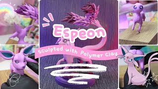 I Sculpted Espeon with polymer clay