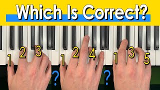 How To Finger Piano Chords