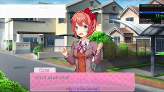 Doki Doki Literature Club Speedrun "World Record" in 18 seconds
