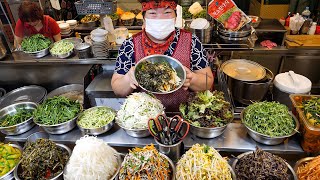 비빔밥 하나로 광장시장 평정한 가보세 아줌마? 40년 내공! , 동대문 연탄 생선구이 / Vegetable Bibimbap,kalguksu-korean street food