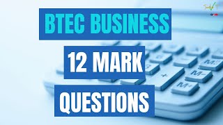 Unit 3 BTEC Business - 12 Marker Exam Technique WITH AN EXAMPLE - Personal and Business Finance