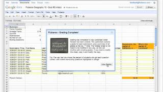 Demo of Flubaroo Grading Made Easy