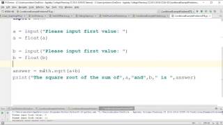 The Basics - Python 3: Conditional Statements Example (RTE)