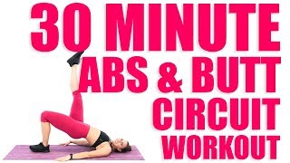 30 Minute Abs and Butt Workout Sydney Cummings