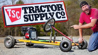 Can We Build a Go Kart ONLY Using Parts from Tractor Supply?