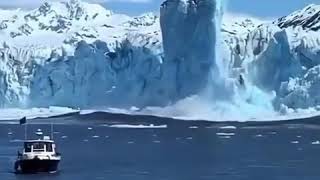 A polar cap melting in Antarctica