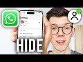 How To Hide Online Status On WhatsApp - Step By Step