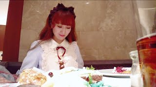 ヒルトン東京、マーブルラウンジ💗 【アリスのペパーミント気分なお茶会🕰️🐇☕🌿】パート②動画、エプロンver.