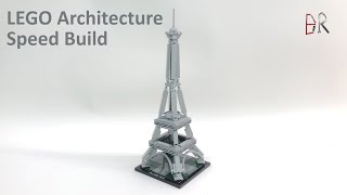 LEGO Architecture - The Eiffel Tower/21019 - Speed build
