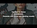 Too Sad To Dance - JUNGKOOK (Karaoke with lyrics and backing vocals)